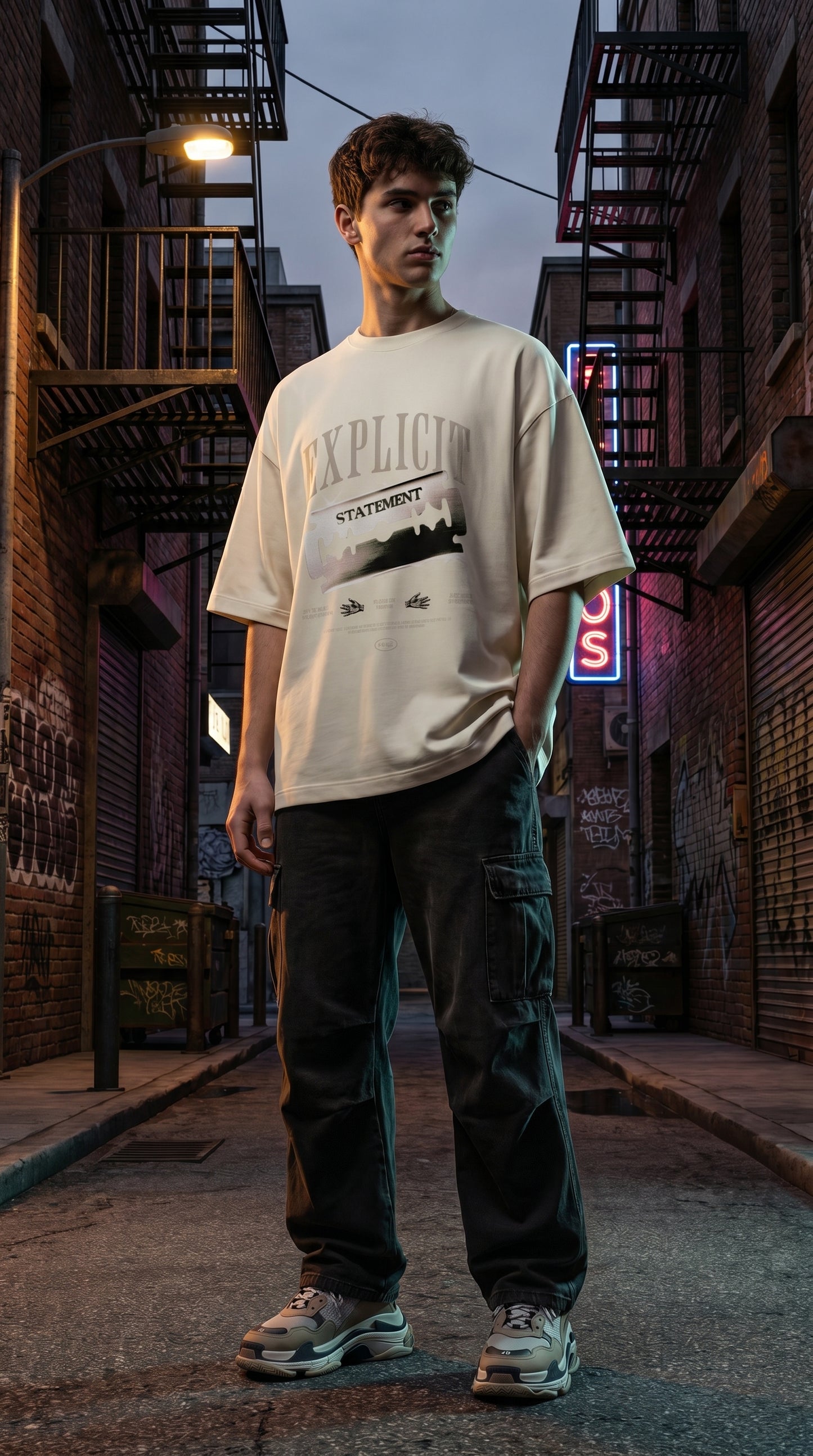 Explicit Oversized Tee
