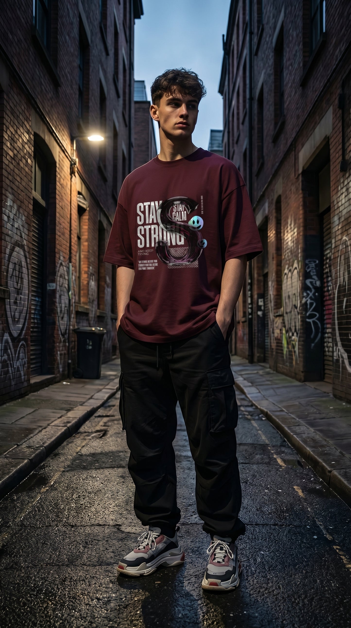 Stay Strong Oversized Tee