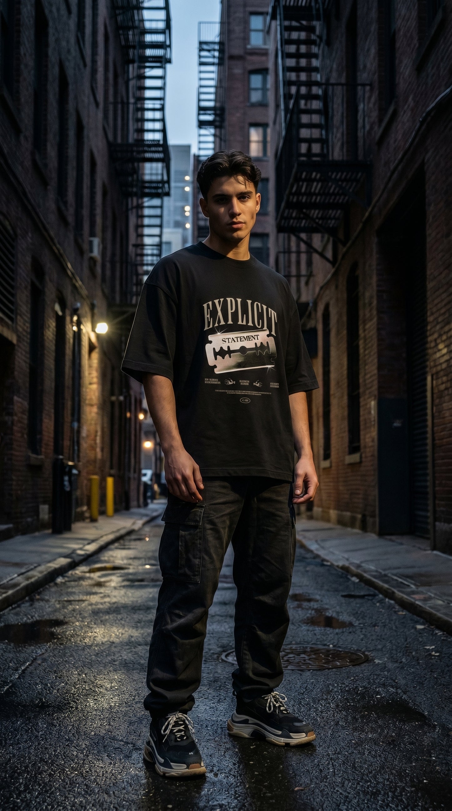 Explicit Oversized Tee