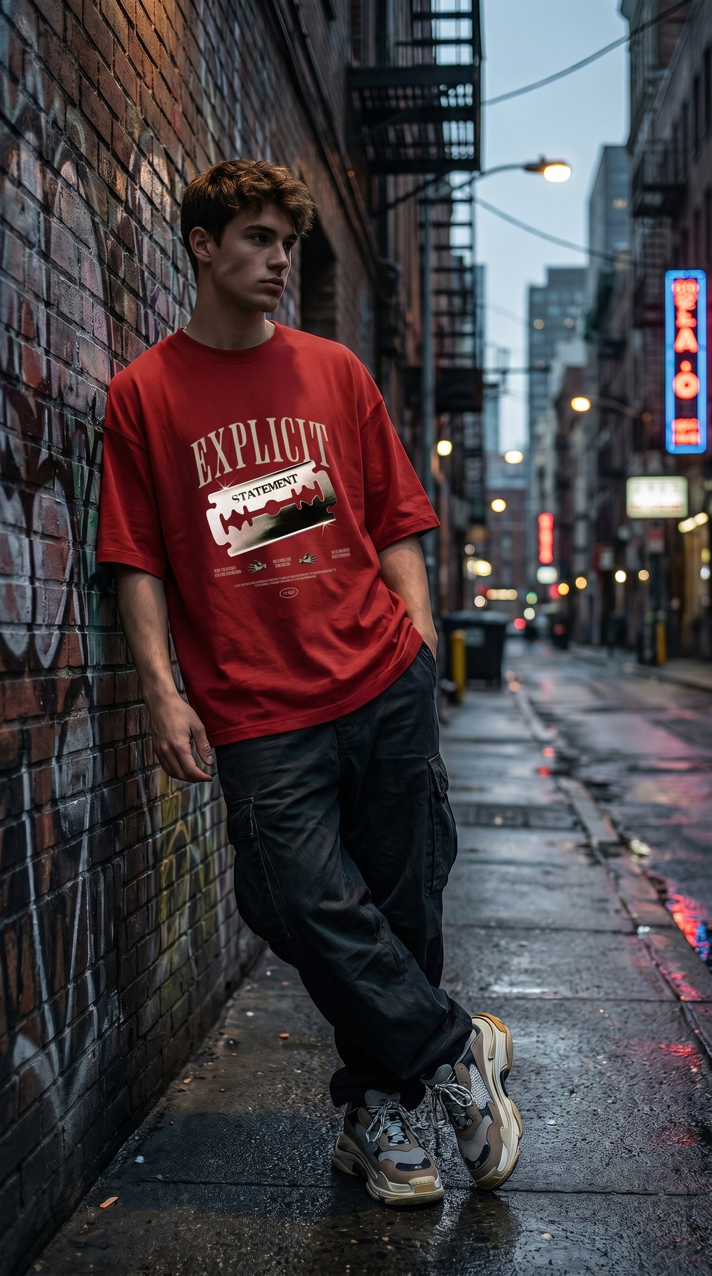 Explicit Oversized Tee