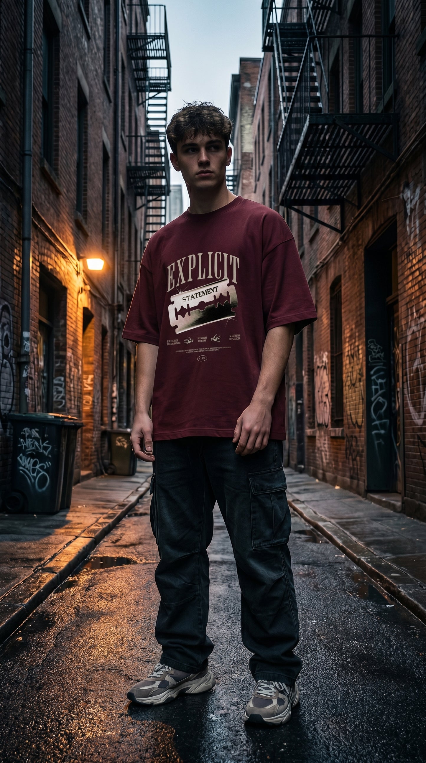 Explicit Oversized Tee