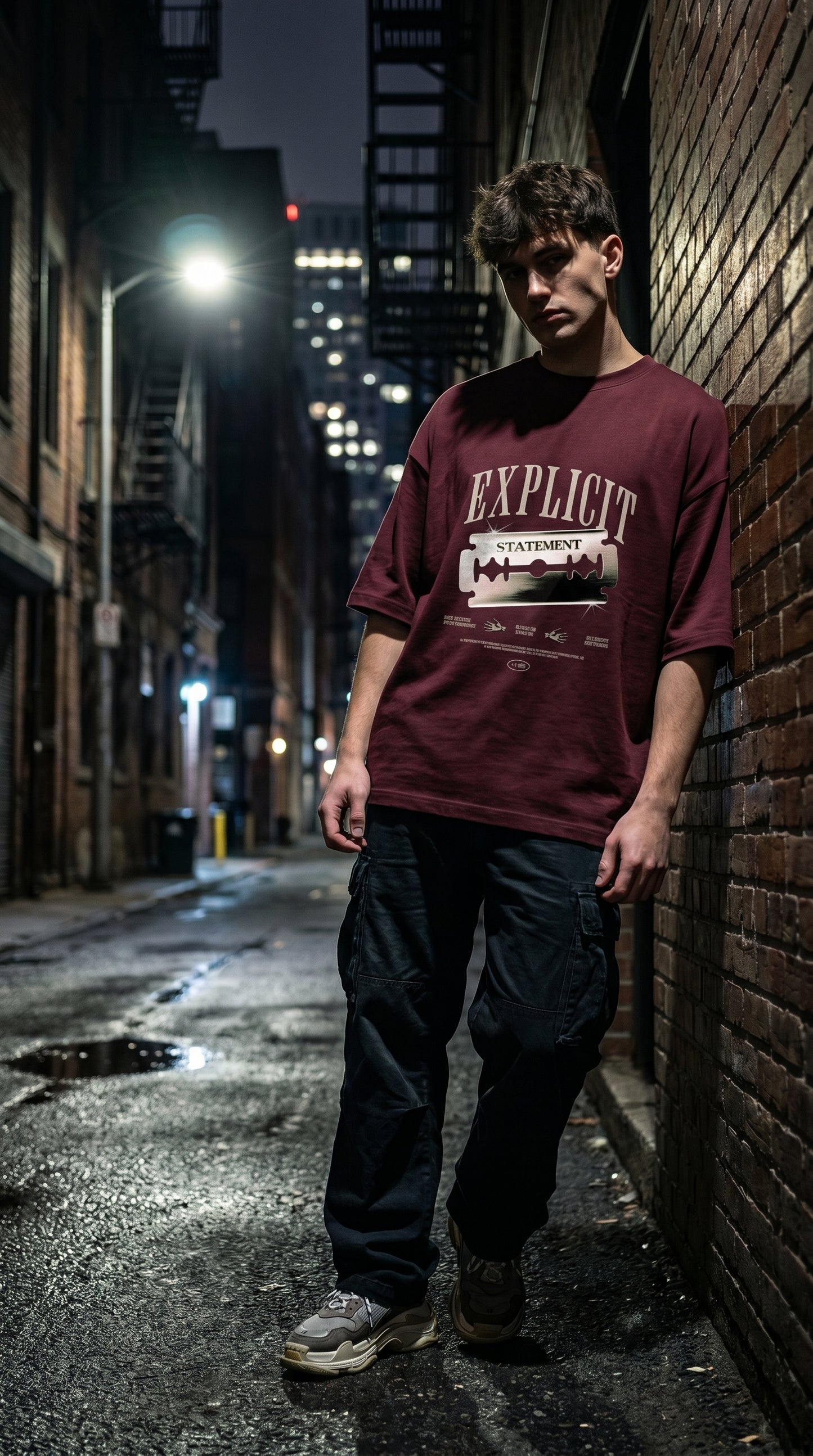 Explicit Oversized Tee