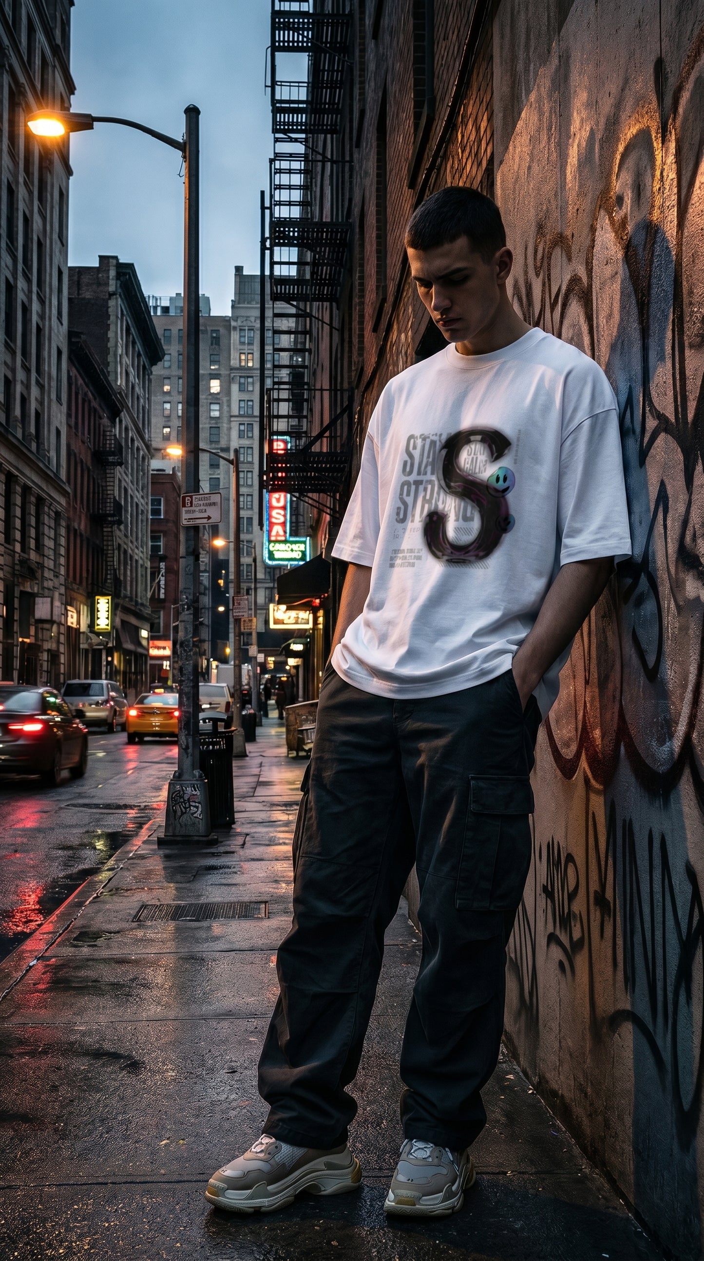 Stay Strong Oversized Tee