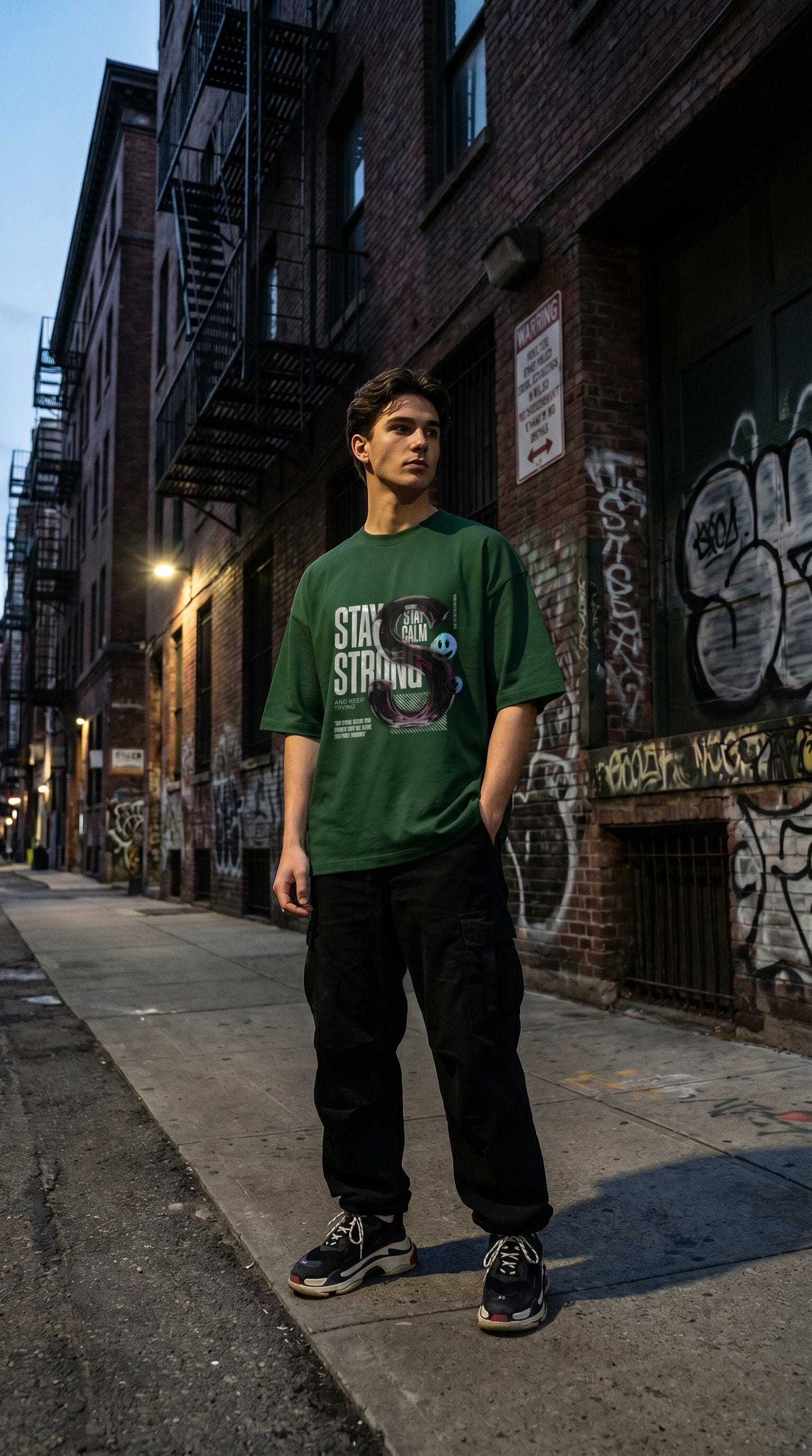 Stay Strong Oversized Tee