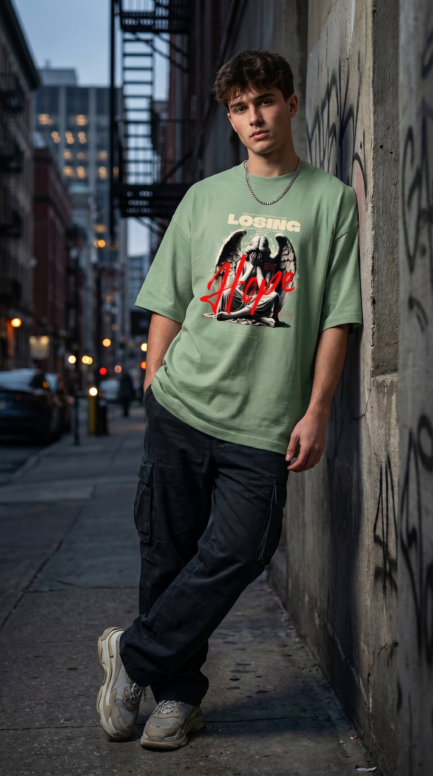 Losing Hope Oversized Tee