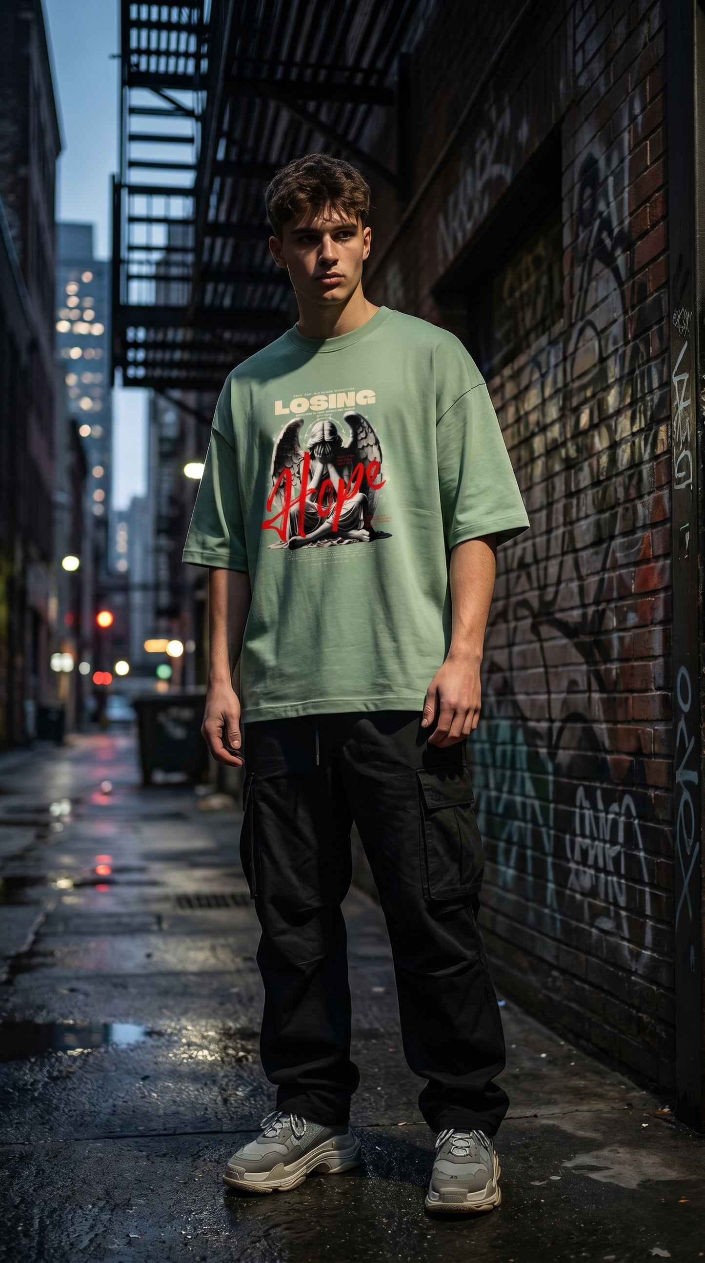 Losing Hope Oversized Tee