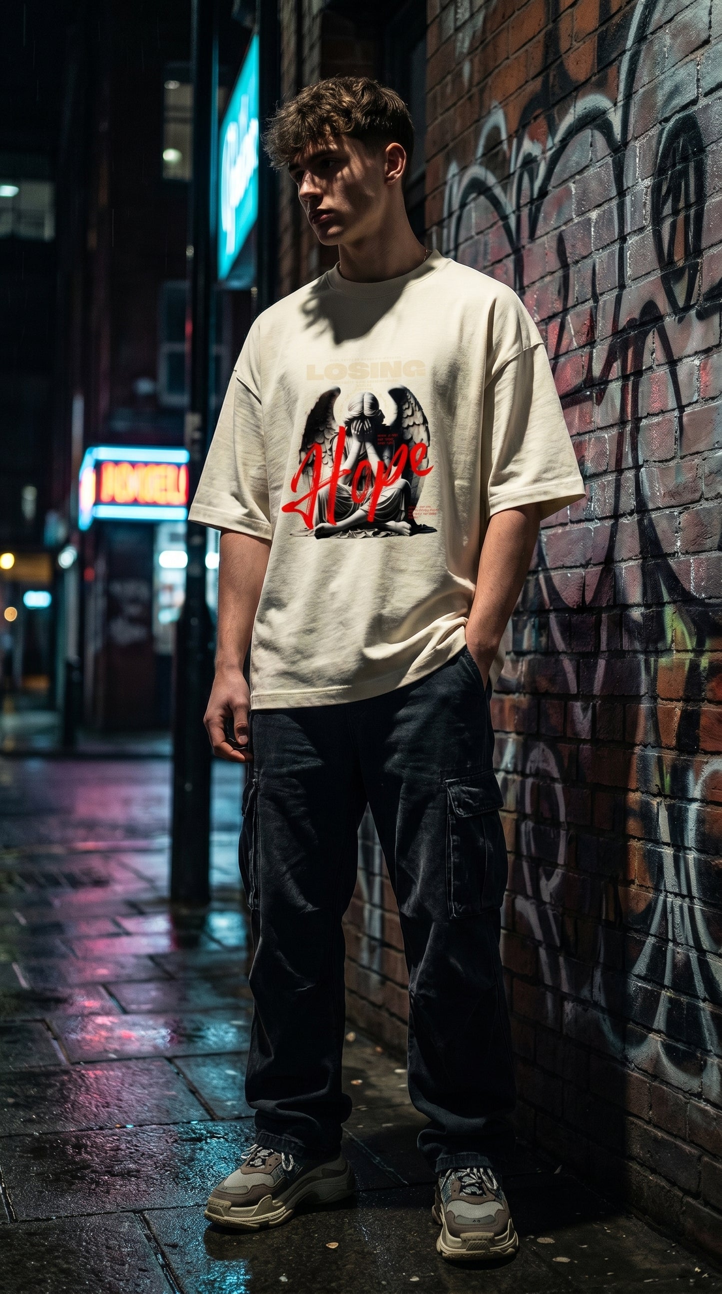 Losing Hope Oversized Tee