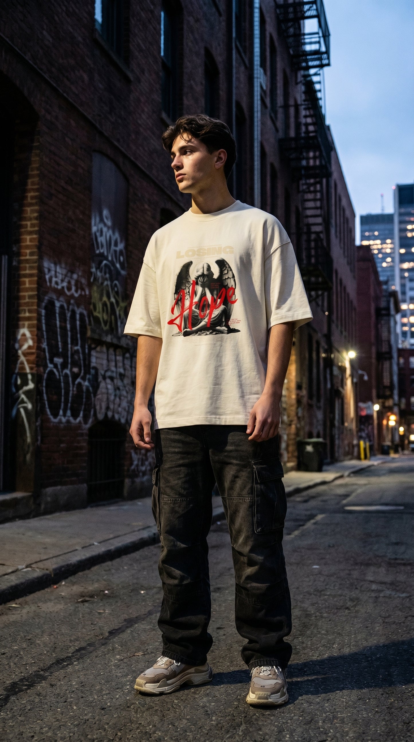 Losing Hope Oversized Tee