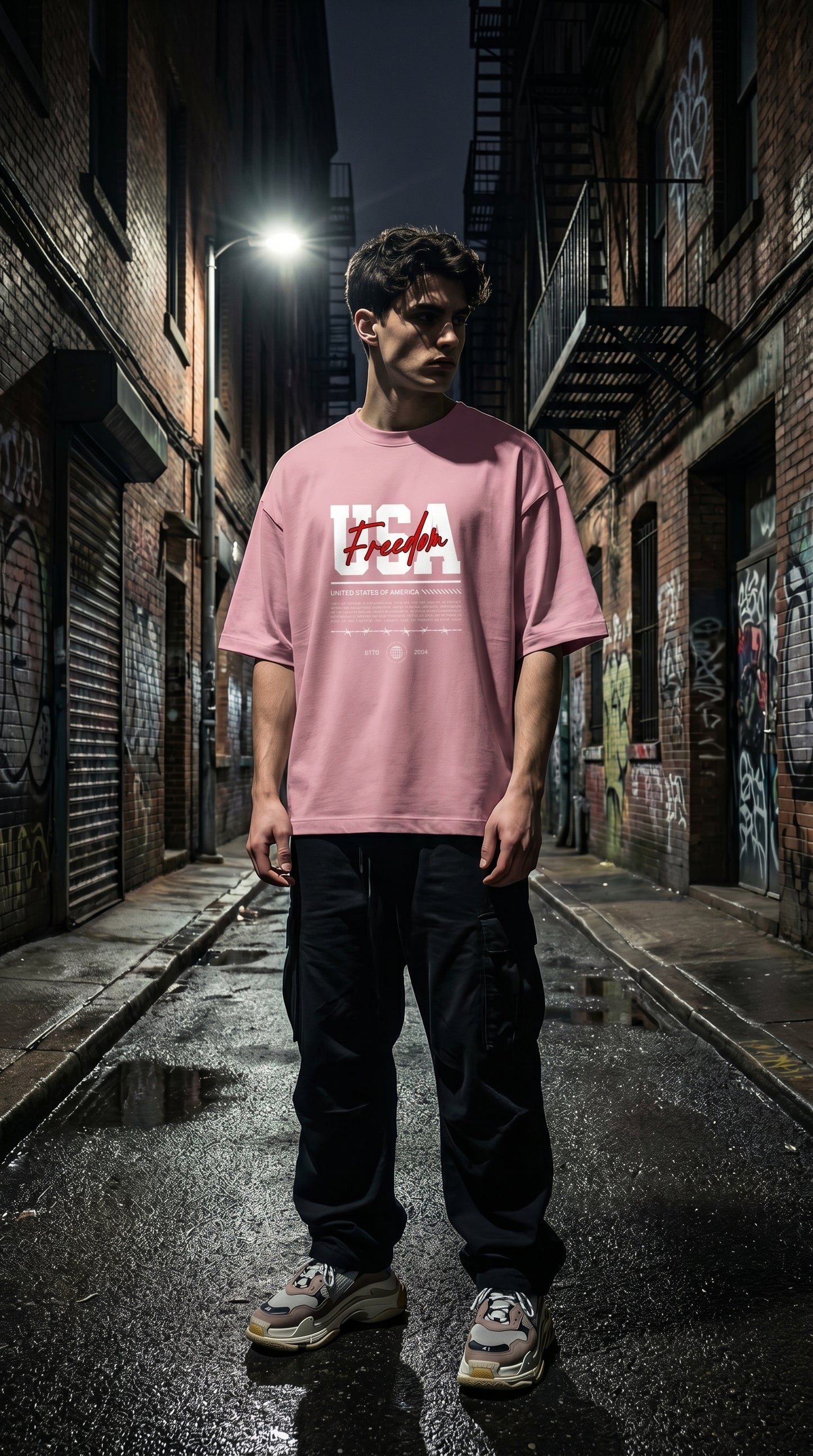 USA Freedom Oversized Tee