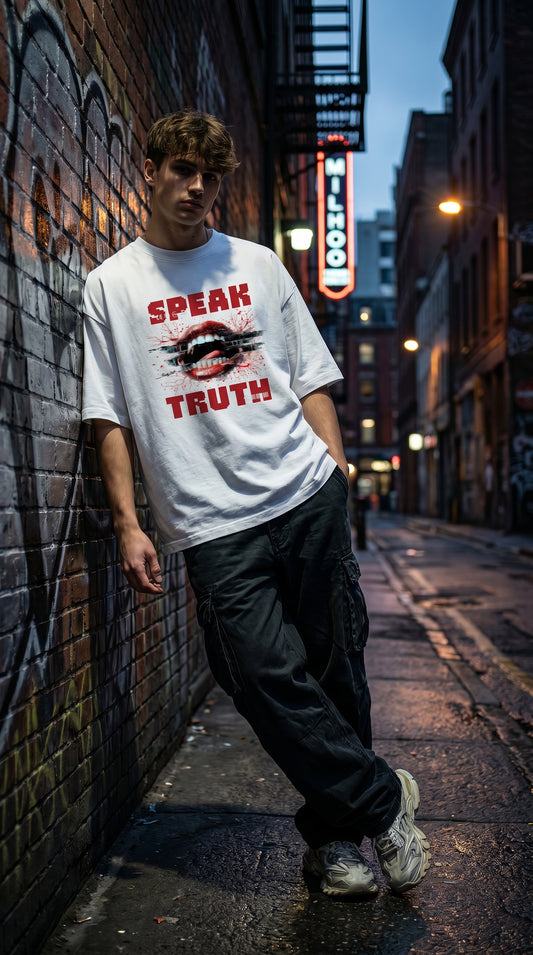 Speak Truth Oversized Tee