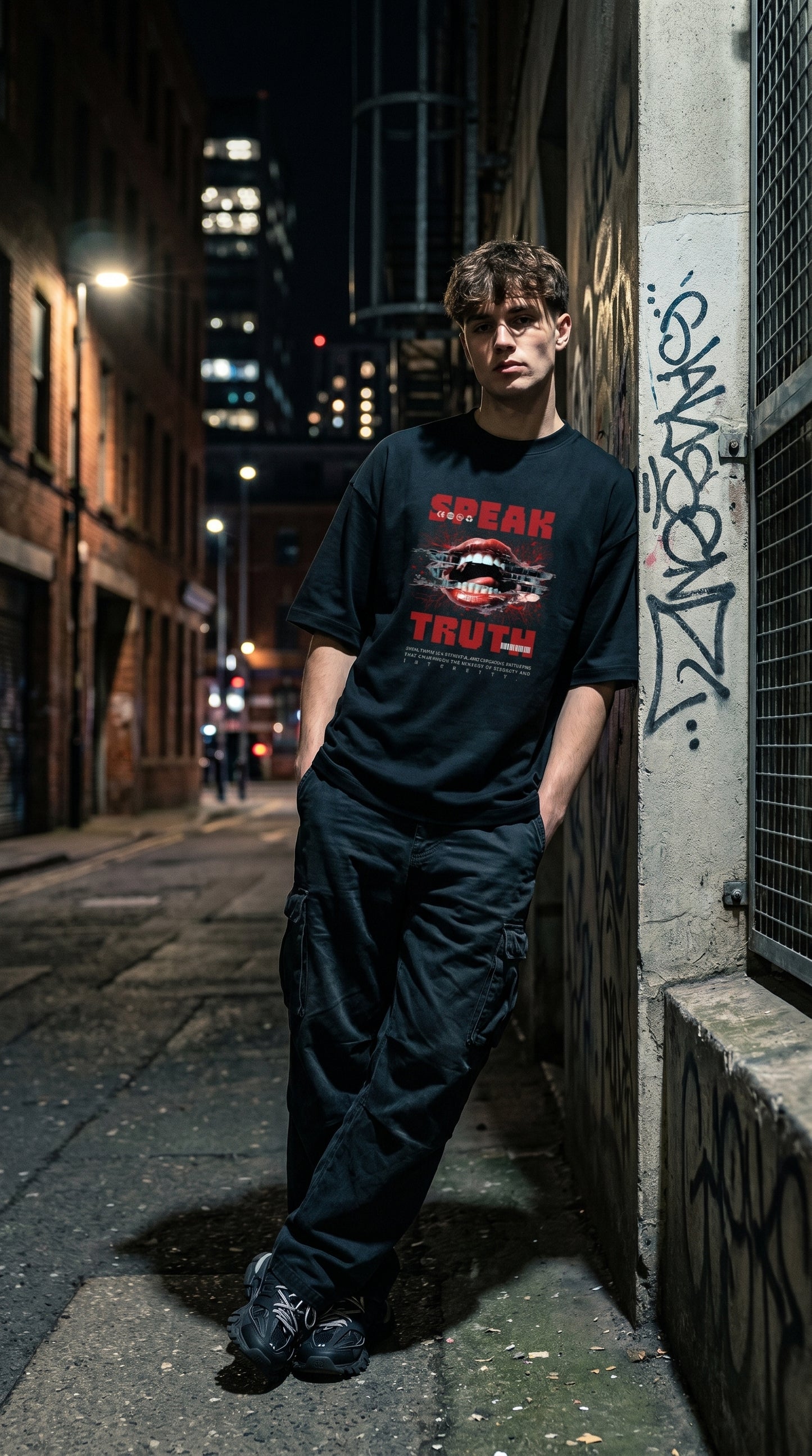 Speak Truth Oversized Tee