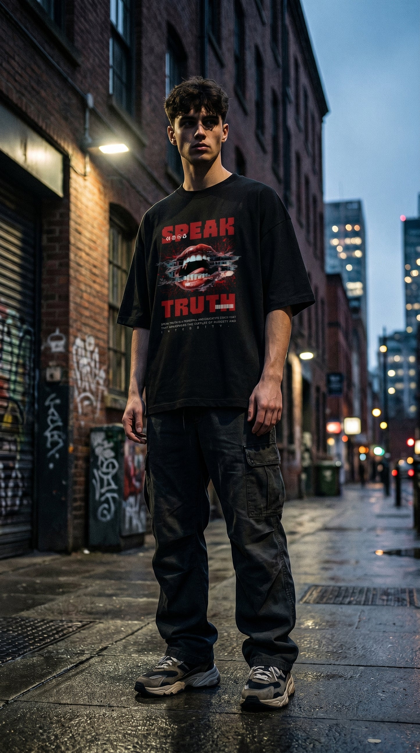 Speak Truth Oversized Tee